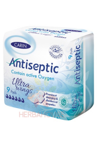 Obrázek pro CARIN Zdravotní hygienické vložky antiseptické (9ks)