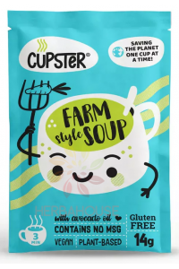 Éden Prémium Cupster Instantní farmářská polévka s bezlepkovými těstovinami a hrachovým proteinovým granulátem (14g) Obrázek pro Éden Prémium Cupster Instantní farmářská polévka s bezlepkovými těstovinami a hrachovým proteinovým granulátem (14g)