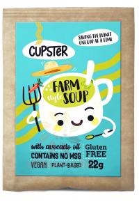 Obrázek pro Éden Prémium Cupster Instantní farmářská polévka s bezlepkovými těstovinami a hrachovým proteinovým granulátem (22g)