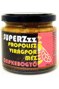 Obrázek pro SuperZzz Maďarský Med krémový propolis + pyl + šipka (250g)