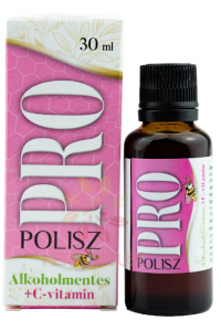 Obrázek pro Pro/Polisz propolisový výtažek s 1000mg Vitamínem C- bezalkoholové kapky (30ml)