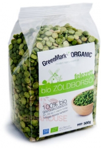 Obrázek pro GreenMark Organic Bio Hrášek zelený půlený (500g)