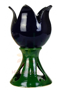 Obrázek pro Keramická aromalampa tulipan - modrá (1ks)