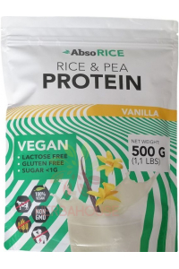 Obrázek pro AbsoRice Vegan Proteinový prášek - vanilka (500g)