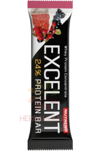 Obrázek pro Nutrend Excelent Bezlepková Proteinová tyčinka černý rybíz a brusinky (85g)