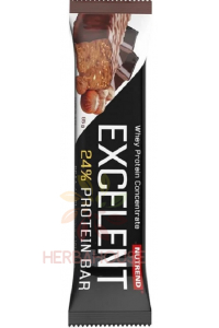 Obrázek pro Nutrend Excelent Bezlepková Proteinová tyčinka čokoláda s oříšky (85g)