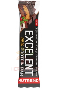 Obrázek pro Nutrend Excelent Bezlepková Proteinová tyčinka double čokoláda nugát a brusinka (85g)