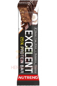 Obrázek pro Nutrend Excelent Bezlepková Proteinová tyčinka čokoláda a kokos (85g)