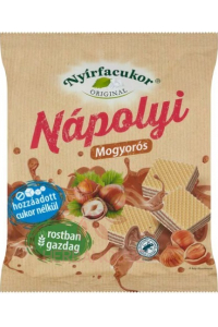 Obrázek pro Nyírfacukor Oplatky plněné kakaovo-oříškovým krémem bez cukru se xylitolem (180g)