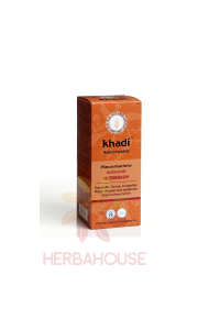 Obrázek pro Khadi rostlinná barva na vlasy - ořechově hnědá (100g)