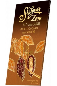 Obrázek pro Stühmer Zero Mléčná čokoláda bez cukru (90g)