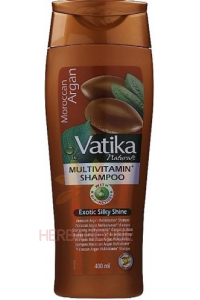 Obrázek pro Dabur Vatika Moroccan Argan Šampon pro hedvábný lesk vlasů (400ml)