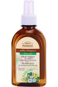 Obrázek pro Green Pharmacy Bylinný elixír pro poškozené a lámavé vlasy (250ml)