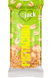FlapJack Ovesná tyčinka s pistáci (100g) Obrázek pro FlapJack Ovesná tyčinka s pistáci (100g)