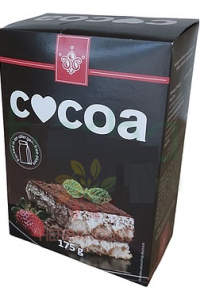 Obrázek pro Cocoa Bezlepkový nízkotučný Kakaový prášek s karobem (175g)
