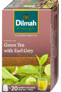 Obrázek pro Dilmah Zelený čaj s Earl Grey (20ks)