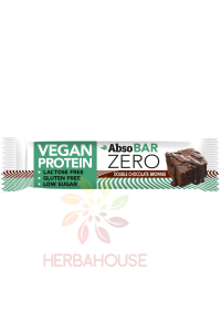 Obrázek pro AbsoRice AbsoBar Zero Proteinová tyčinka Brownie Double Chocolate (40g)