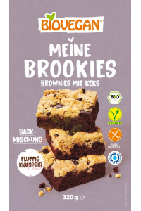 Obrázek pro Biovegan Vegan Bezlepková moučná směs na Brownies se sušenkou (320g)