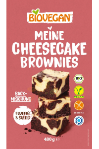 Obrázek pro Biovegan Vegan Bezlepková moučná směs na Cheesecake Brownies (480g)