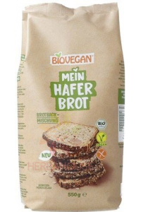 Obrázek pro Biovegan Mein Hafer brot Bio Bezlepková moučná směs pro přípravu ovesného chleba (550g)