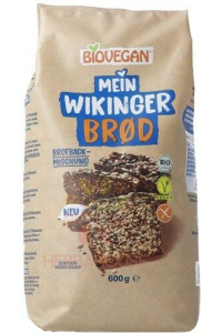Obrázek pro Biovegan Mein Wikinger brot Bio Bezlepková moučná směs na vikingský chléb (600g)