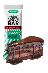 Obrázek pro Abso Vegan Bezlepková proteinová tyčinka - čokoládový dort s polevou (35g)