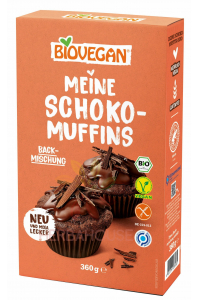 Obrázek pro Biovegan Vegan Bezlepková moučná směs na Čokoládové muffiny (360g)