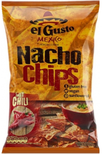 Obrázek pro El Gusto Mexico Bezlepkový Nachos chips sladké chilli (180g)