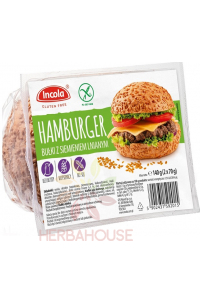 Obrázek pro Incola Bezlepkové Hamburgerové housky se lněnými semínky 2 x 70g (140g)