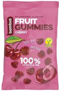 Obrázek pro Bombus Fruit Gummies gumové bonbóny třešňové (35g)