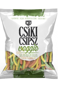 Obrázek pro Csíki Chips Bezlepkové Veggie sticks - slané zeleninové paličky (60g)