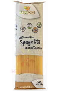 Obrázek pro LoveDiet Bezlepkové kukuřičné těstoviny špagety (500g)