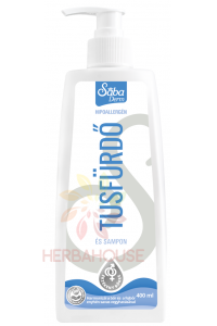 Obrázek pro Sába Hypoalergenní sprchový gel a šampon s dávkovačem (400ml)