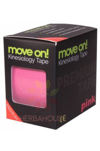Obrázek pro Move On Kineziologická páska - pink 5cm x 5m (1ks)