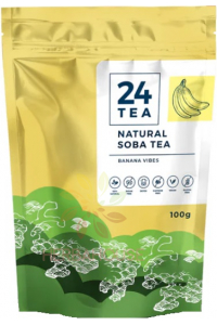 Obrázek pro 24Tea Natural Soba Pohankový čaj s banánovou příchutí (100g)