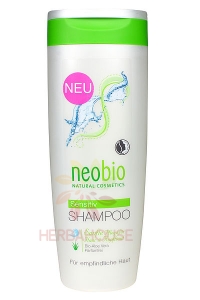 Obrázek pro NEOBIO Šampon na vlasy Sensitive s Bio aloe vera (250ml)