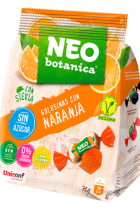 Obrázek pro Neo Botanica Bezlepkové želé bonbóny s pomerančovou příchutí se sladidly (72g)