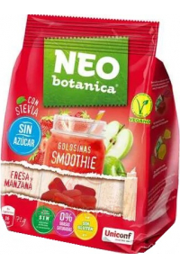 Obrázek pro Neo Botanica Bezlepkové želé bonbóny s příchutí jablka a jahody se sladidly (72g)