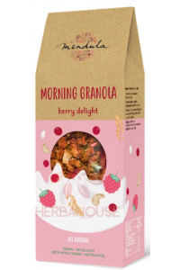 Obrázek pro Mendula Berry Delight Bezlepková granola - brusinka a malina (300g)