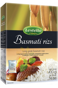 Obrázek pro Lestello Rýže Basmati ve varných sáčcích 400g (4 x 100g)
