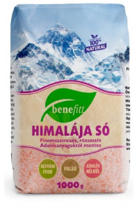 Obrázek pro Benefitt Himalájská sůl růžová jemná (1000g)