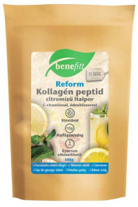 Obrázek pro Benefitt Reform Hovězí kolagenový peptidový nápoj v prášku s vitamínem C a stévií - citrónová příchuť (300g)