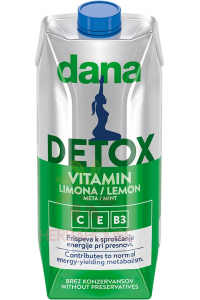 Obrázek pro Dana Vitamin Detox Nesycený nápoj s příchutí citrónu a máty (750ml)