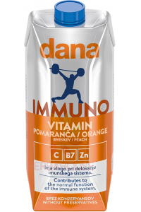 Obrázek pro Dana Vitamin Immuno Nesycený nápoj s pomerančovou příchutí (750ml)