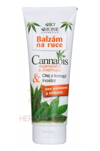 Obrázek pro Bion Cosmetics Cannabis regenerační a zvláčňující balzám na ruce (200ml)