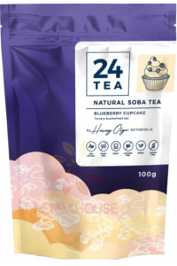 Obrázek pro 24Tea Natural Soba Pohankový čaj s příchutí borůvkového koláče (100g)