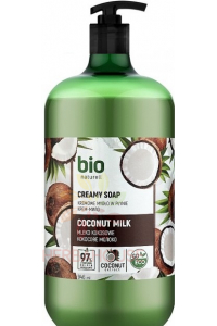 Obrázek pro Bio Naturell Tekuté krémové mýdlo s pumpičkou Kokosové mléko (946ml)