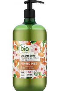 Obrázek pro Bio Naturell Tekuté krémové mýdlo s pumpičkou Mandlové mléko (946ml)