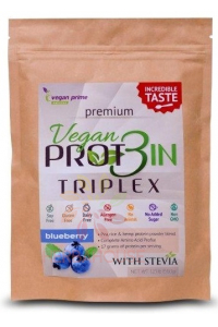 Obrázek pro Vegan Prime Vegan Prot3in Triplex bez přidaného cukru se stévií - borůvka (550g)