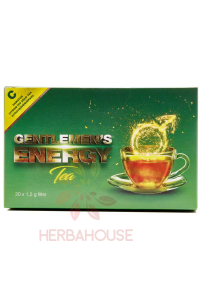 Obrázek pro Gentlemens´s Energy Porcovaný citrónový zelený čaj pro muže (20ks)